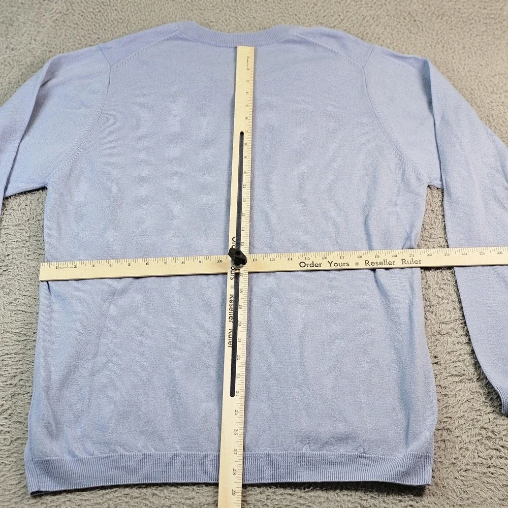 Adidas Sweater Mens 2XL Blue 100% Wool V Neck Golf Pullover Knit‎ Freeze